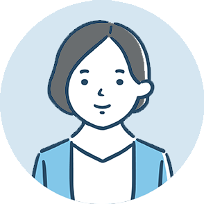 若い女性のイラスト